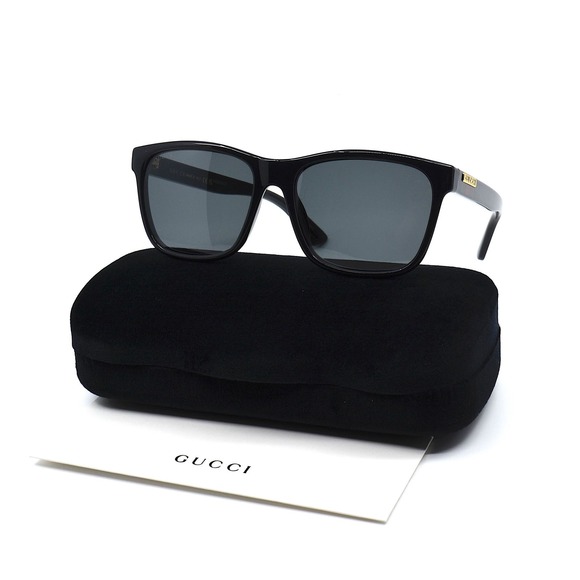 NEW GUCCI GG1746S 001 BLACK GREY AUTHENTIC SUNGLASSES - Picture 15 of 16